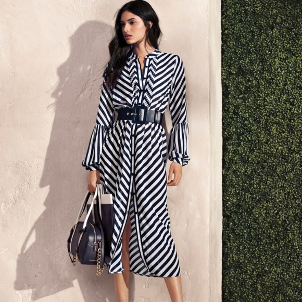 Michael Kors Long Sleeved Dress with Belt NWOT